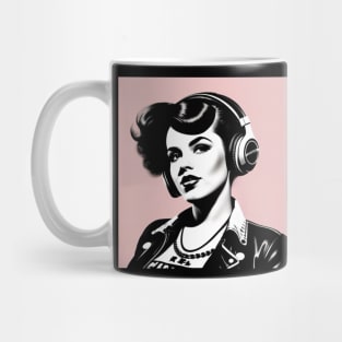 Punk Rock Girl Pink Mug